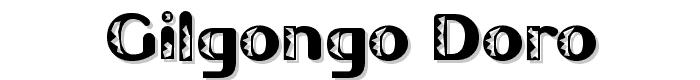 Gilgongo Doro font